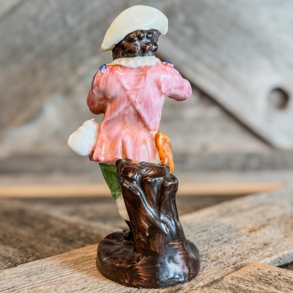 Antique German Porcelain Meissen Dresden Boy Porcelain Figurine, Numbered Piece - Picture 4 of 8